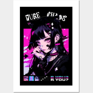 Pure Chaos Anime Girl Posters and Art